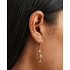 Dangle Threader Earrings for Women: Dainty 14k Gold Plated Drop Long Chain Earrings Trendy Non Tarnish Elegant Cubic - 3 of 4