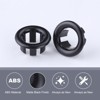 WOWOW 1.2 in. ABS Sink Basin Trim Overflow Cover Insert in Hole Round Caps in Brushed Nickel - 4 of 4
