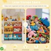 Kids Toy Storage Organizer w/ 8 Multi-Color Removable Bins Kid Bookshelf and Toy Storage w/2 Storage Cubbies - 4 of 4