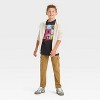Boys' Marvel Spider-Man Grid Short Sleeve Graphic T-Shirt - Black - 4 of 4