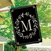Briarwood Lane Classic Monogram Letter M House Flag Double-Sided 28" x 40" - 4 of 4
