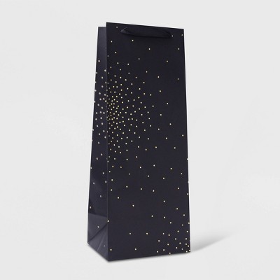 Wine Bag With Foil Spray Black/gold - Spritz™ : Target