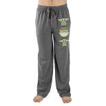 The Mandalorian Baby Yoda Star Wars Mens Grey Sleep Pajama Pants