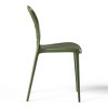 WestinTrends Playa Outdoor Modern Stackable Patio Dining Chairs (Set of 2) - 2 of 4