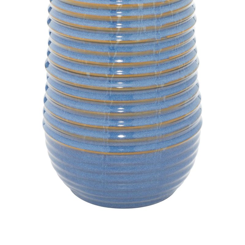 Ceramic Table Lamp with Drum Shade Blue - Olivia &#38; May, 5 of 12