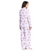 Casual Nights Women's Long Sleeve Notch Collar Floral Pajama Set - 3 of 4