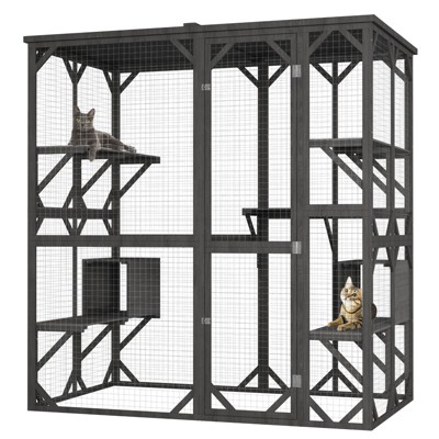 Catio Outdoor Cat Enclosure with Roof