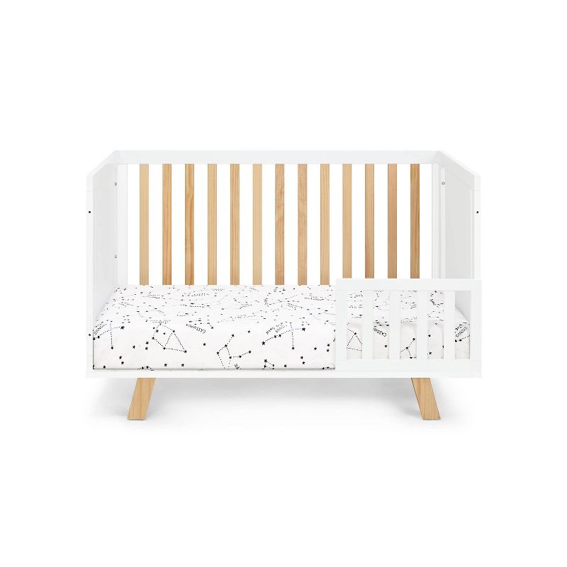 Suite Bebe Livia 3-in-1 Convertible Island Crib - White/Natural, 5 of 10