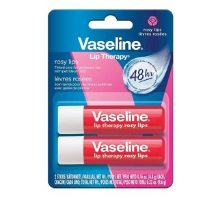 Vaseline Rosy Lip Therapy Stick - 2pk/0.16oz each: Contains Almond