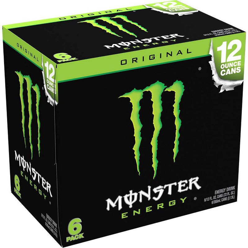 Monster Energy Regular Energy Drink - 6pk/12 fl oz Cans, 3 of 7
