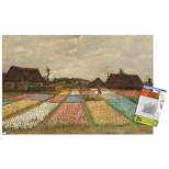 Trends International Flower Beds in Holland by Vincent van Gogh Unframed Wall Poster Prints