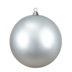 Vickerman Silver Ball Ornament - 1 of 4