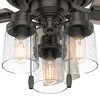 Hunter Fans 44" Pelston Lighted Ceiling Fan Noble Bronze Finish with Integrated LED and Pull Chain Control - 2 of 4