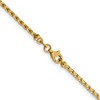 Black Bow Jewelry 2.1mm 14k Yellow Gold Diamond Cut Open Franco Chain Necklace - 2 of 4