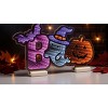 Halloween Boo Ekkolight – Acrylic LED Halloween Decor 10"H – Festive Glow By Melrose - 3 of 3