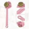 Unique Bargains Double Side Long Handle Bath Brush 15.35"x4.72"x4.13" 1 Pc - 3 of 4