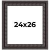 PosterPalooza | 3.5" Wide Ornate Black Picture Frame - UV Acrylic, Foam Board Backing, Hanging Hardware - 2 of 4