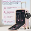 Lyngins 3-Piece Front Opening Luggage Set – 20" Carry on Luggage & 24" Expandable Suitcase with Matching Duffel Bag, USB Port, 360° Spinner Wheels - 4 of 4