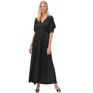ellos Plus Size Knit Tie-Back Maxi - 1 of 4
