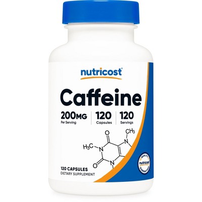 Nutricost Caffeine Pills (250 Capsules / 100mg Caffeine Anhydrous Per Serving) | Caffeine Supplement for Energy and Focus