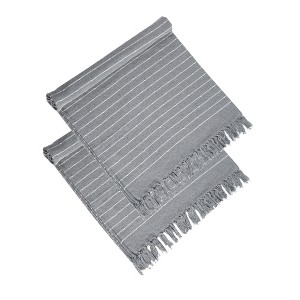 Paaaawaters 50x60" Conrad Grey Throw Blanket, 2 Pack - 1 of 4