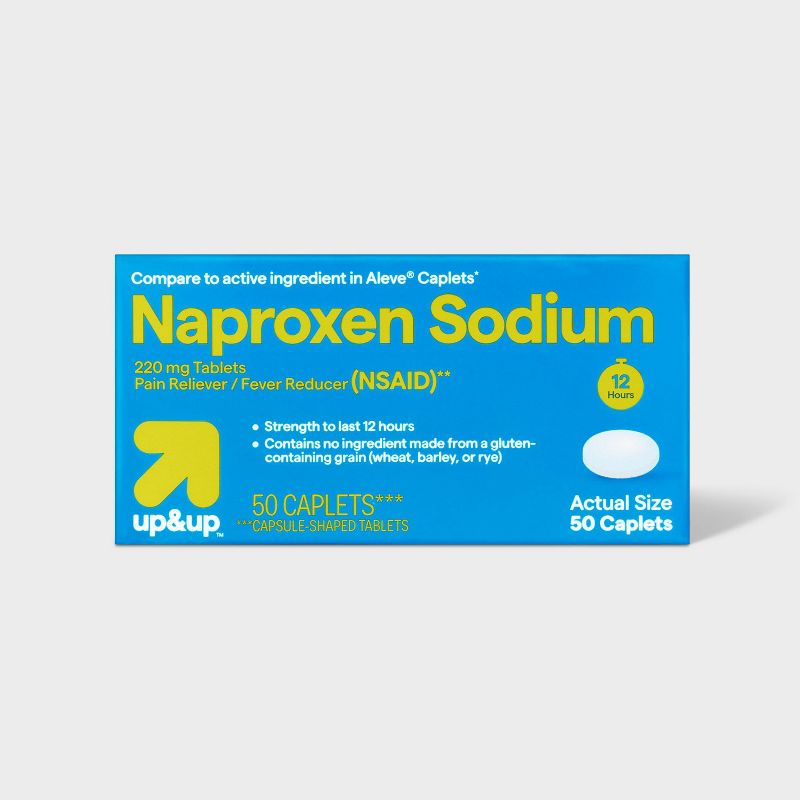 Naproxen Tablets (NSAID) - 50ct - up &#38; up&#8482;, 1 of 8