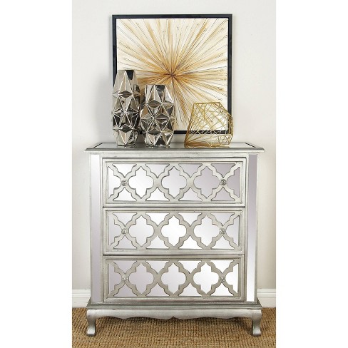 Wood Storage Cabinet 3 Drawer - Olivia & May : Target