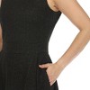 White Mark Women's Tweed Fit & Flare Dress - 4 of 4