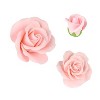 O'Creme Soft Pink Garden Roses Gumpaste Flowers - Set of 6 - 2 of 2