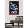 Trends International NFL New York Giants - Neon Helmet 23 Framed Wall Poster Prints - 2 of 4