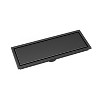 YAWWALK Luxury Black Linear Shower Drain with Removable Cover, 11.81" x 4.33", Rectangle - 2 of 4