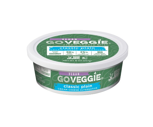 Go Veggie&#174; Vegan Classic Plain Cream Cheese - 8oz