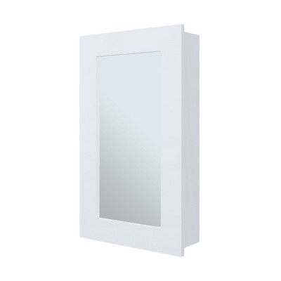 GlasFlength Decorative Wall Mirrors Bathroom Decor Cabinet Accent Mirror Vanity Medicine Cabinet Mirrors for Bathroom Wall, White, 15.3"*5"*25.7"