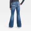 Girls' Low Rise Flare Jeans - art class™ Medium Wash - 2 of 3