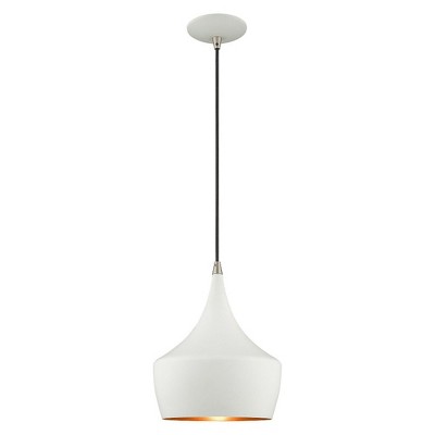 Livex Lighting Waldorf 1 - Light Chandelier in  White