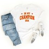 Simply Sage Market Women's Red In My Champion Era Short Sleeve Graphic Tee - 3 of 3