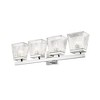 Astor 4-Bulb Glass Vanity Light Fixture - Modern Design for Bathroom, Dimmable, Damp Rated - 2 of 4