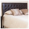 Queen Morris Tufted Headboard Brown Bonded Leather - Christopher Knight Home - 4 of 4