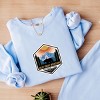 Simply Sage Market Great Smoky Mountains National Park Badge Lightweight Garment Dyed Sweatshirt - 3 of 4