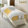 Gulches 3D Knitted Cotton Massage Pillow (1Pack) - Yellow, Butterfly-Shaped, Slow-Rebound Memory Foam, Removable Machine-Washable Pillowcase - 2 of 4