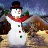 INFURNIC Party Decorations and Accessories Inflatable Snowman with Stable Design for Christmas Display, Multicolored, 3.5"*2.3"*6" - 4 of 4