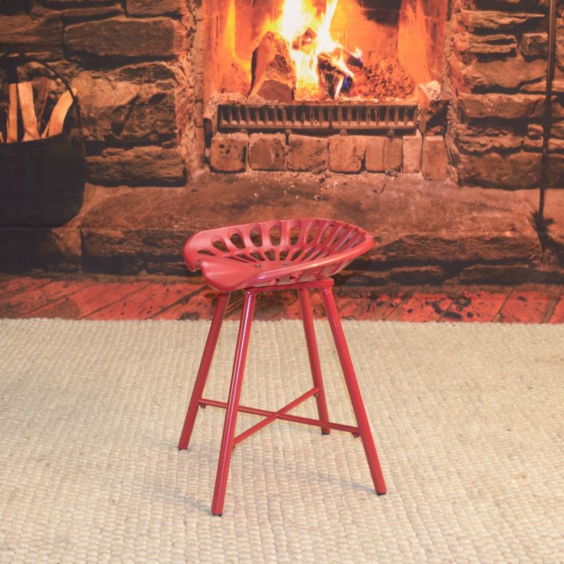 Kadin Tractor Seat Fireside Bench - Carolina Chair & Table, 3 of 6