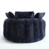 Aukfa 55" Oversized Round Chaise Lounge Chair, Modern Circle/Cloud Sofa Bed, Bean Bag Chair For Living Room - 4 of 4