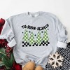 Simply Sage Market Women's Graphic Sweatshirt Be Jolly Checkered Tree - 2 of 3