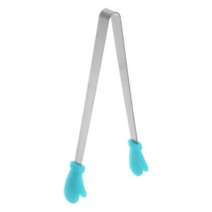 Unique Bargains Stainless Steel Tiny Gloves Shape Cooking Kitchen Food Tongs - 1 of 4