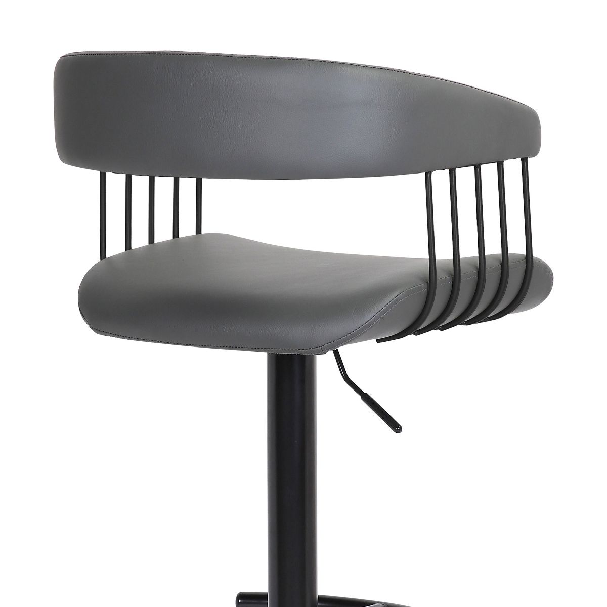 Calista Upholstered Adjustable Barstool - thumbnail 8