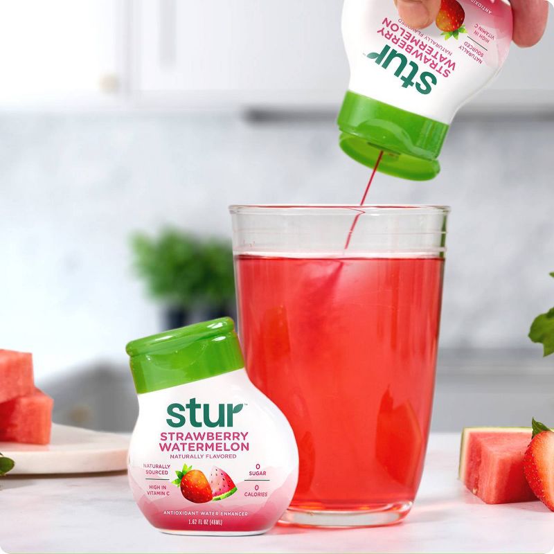 Stur Strawberry Watermelon Liquid Water Enhancer - 1.62 fl oz, 4 of 10