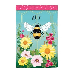 Let It Bee Applique House Flag - 1 of 1
