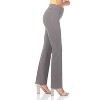 Rekucci Women's Secret Figure Straight Pant with Tummy Control - 2 of 4
