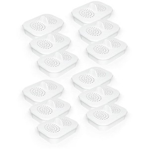 Nispira Water Pitcher Dispenser Filter Replacement, compatible with Nakii NFP-100, Removes Chlorine, Lead, Odor, Color. 12 Packs - 1 of 4